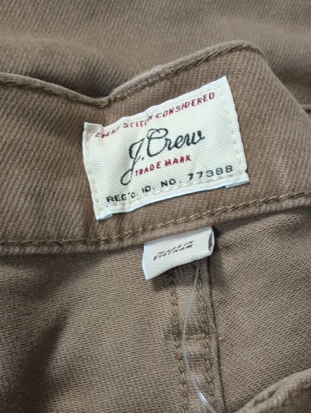 Jcrew 770 Trade Straight Fit Bergen Five Pocket Pant Dark Khaki 33/30 Nwt Mens